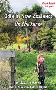 Odin in New Zealand: On the Farm Read Aloud book cover.